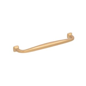 Poignée pour meubles en zamac Entraxe 160mm Alucover laiton – Jaune / doré, Zamak