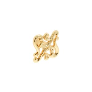 Bouton pour meubles en zamac Diamètre 38mm x 23 plaqué or – Jaune / doré, Zamak