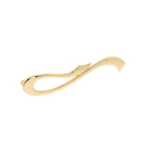 Poignée pour meubles en zamac Entraxe 160mm plaqué or Lot de 25 – Jaune / doré, Zamak