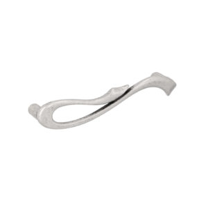 Poignée pour meubles en zamac Entraxe 96mm Vieil argent brillant Lot de 6 – Gris / argent, Zamak