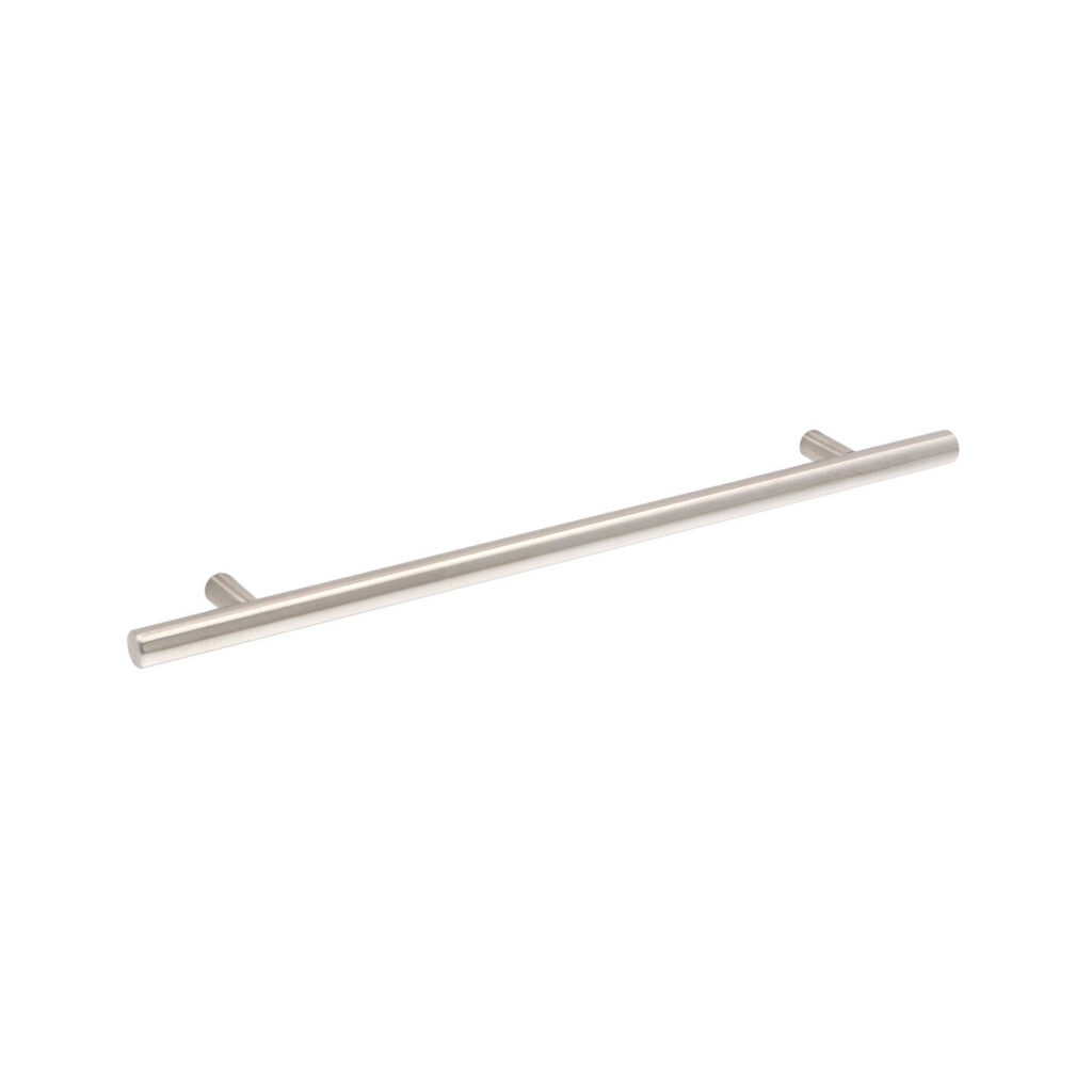 Poignée pour meubles en Acier inox Entraxe 224mm finition inox satiné Lot de 25 - Gris / argent, Acier inoxydable