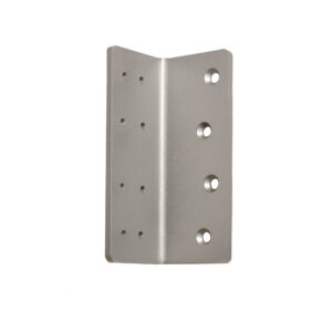 Cale support en acier pour crochet standard, pour porte coulissante, finition Argent - Gris / argent, Acier inoxydable