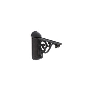 Supports étagères en zamac 125 x 78 Fer noir vintage - Zamak