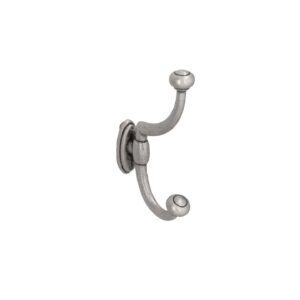 Portemanteau en zamac Entraxe 32mm Vieil argent brillant - Gris / argent, Zamak