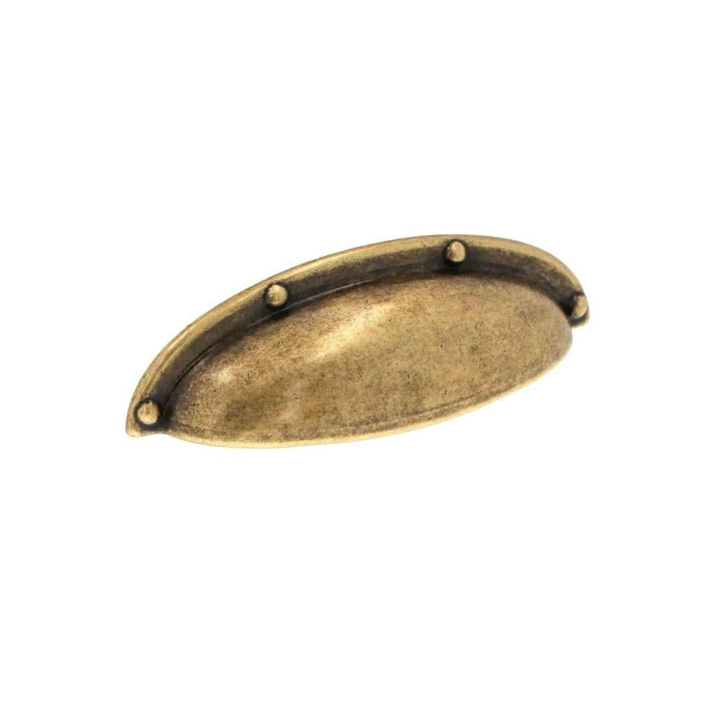 Poignée pour meubles en zamac Entraxe 64mm Florence antique Lot de 6 - Marron, Zamak