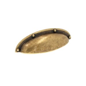 Poignée pour meubles en zamac Entraxe 64mm Florence antique Lot de 6 – Marron, Zamak