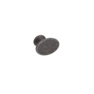 Bouton pour meubles en zamac Diamètre 42mm x 27 Fer noir vintage – Zamak