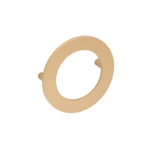 Poignée pour meubles en zamac Entraxe 80mm Alucover laiton Lot de 25 – Jaune / doré, Zamak