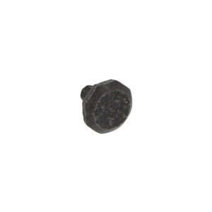 Bouton pour meubles en zamac Diamètre 32mm Fer noir vintage - Zamak
