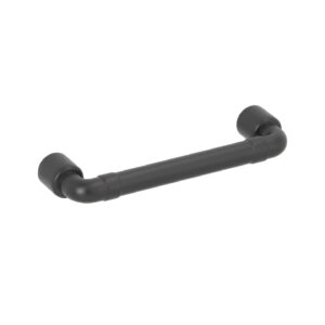 Poignée pour meubles en zamac Entraxe 96mm Vernis noir mat – Zamak