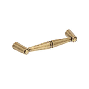 Poignée pour meubles en zamac Entraxe 96mm Florence antique Lot de 6 – Marron, Zamak