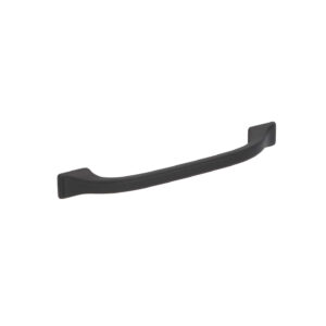 Poignée pour meubles en zamac Entraxe 128mm Vernis noir mat - Zamak