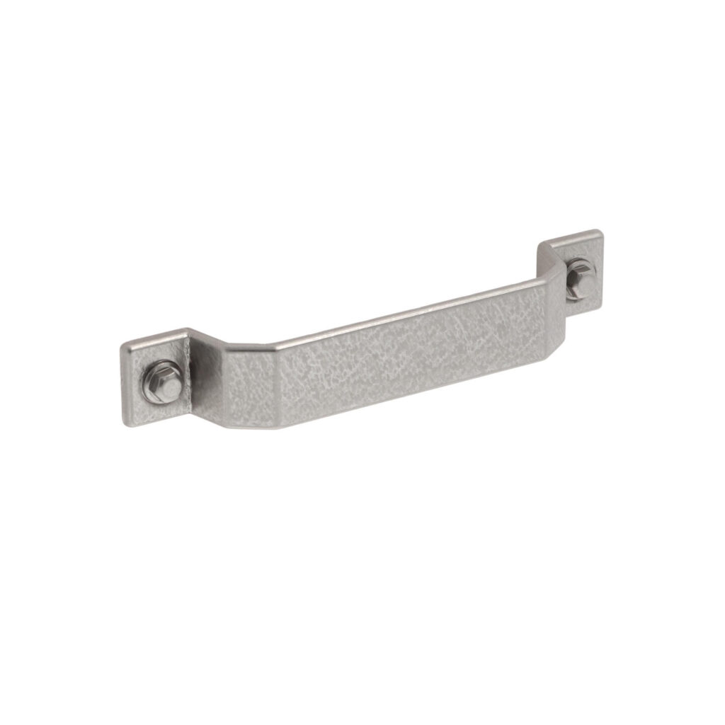 Poignée pour meubles en zamac Entraxe 128mm Nickel millésimé - Gris / argent, Zamak