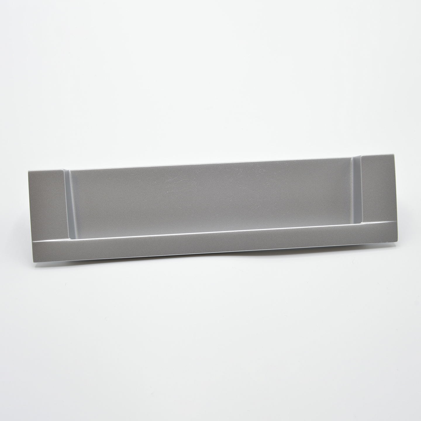 Poignée cuvette rectangulaire de meuble en zamac 180x45 mm ALUMINUM - Gris / argent, Zamak - imagine 4
