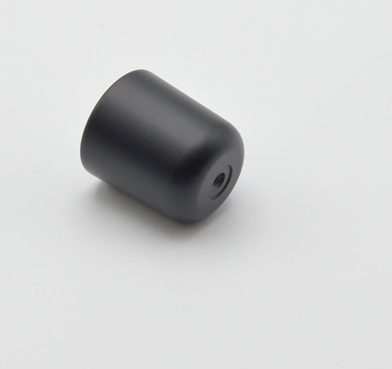 Bouton de meuble en zamac noir mat Ø 25 mm -idéal cuisine et salle de bain - Zamak - imagine 2