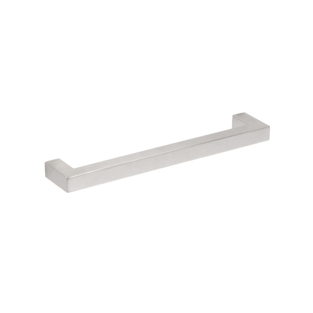Poignée pour meubles en Acier inox Entraxe 160mm finition inox satiné Lot de 25 - Gris / argent, Acier inoxydable