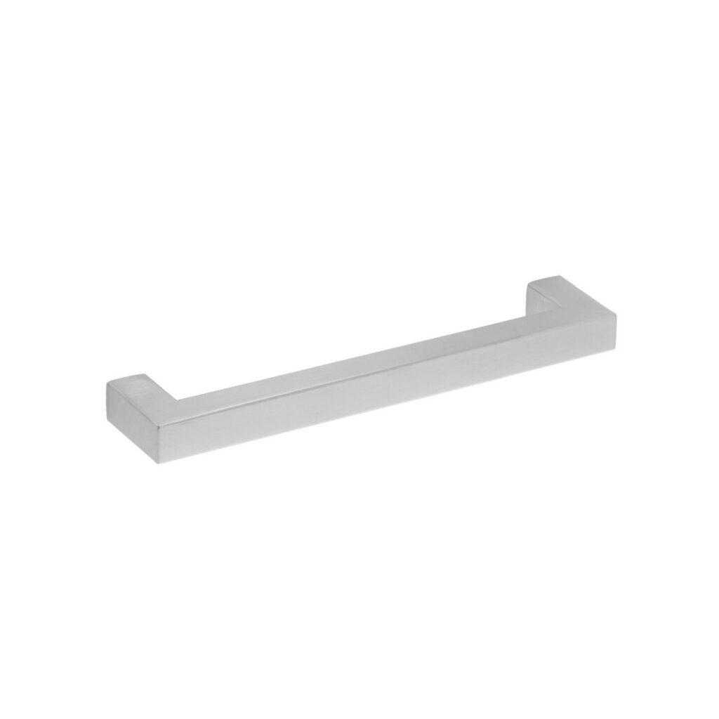 Poignée pour meubles en inox Entraxe 160mm finition inox satiné - Gris / argent, Acier inoxydable