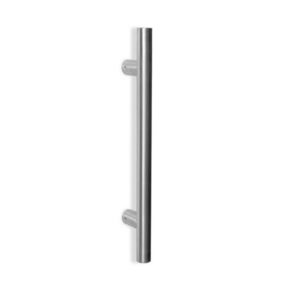 Poignée de tirage Diamètre 30 mm – Entraxe=300 – S=75 – L=450 mm – INOX 304 Brossé grain 240 – Gris / argent, Acier inoxydable