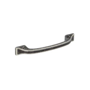 Poignée pour meubles en zamac Entraxe 96mm Ivoire rustique – Gris / argent, Zamak