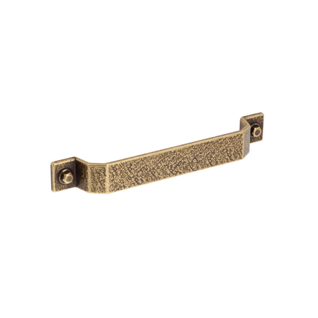 Poignée pour meubles en zamac Entraxe 160mm Florence antique Lot de 6 - Marron, Zamak