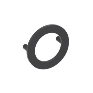 Poignée pour meubles en zamac Entraxe 64mm Vernis noir mat – Zamak