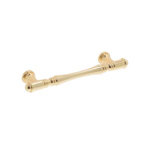 Poignée pour meubles en zamac Entraxe 96mm plaqué or - Jaune / doré, Zamak