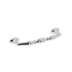 Poignée pour meubles en zamac Entraxe 96mm chrome poli - Gris / argent, Zamak