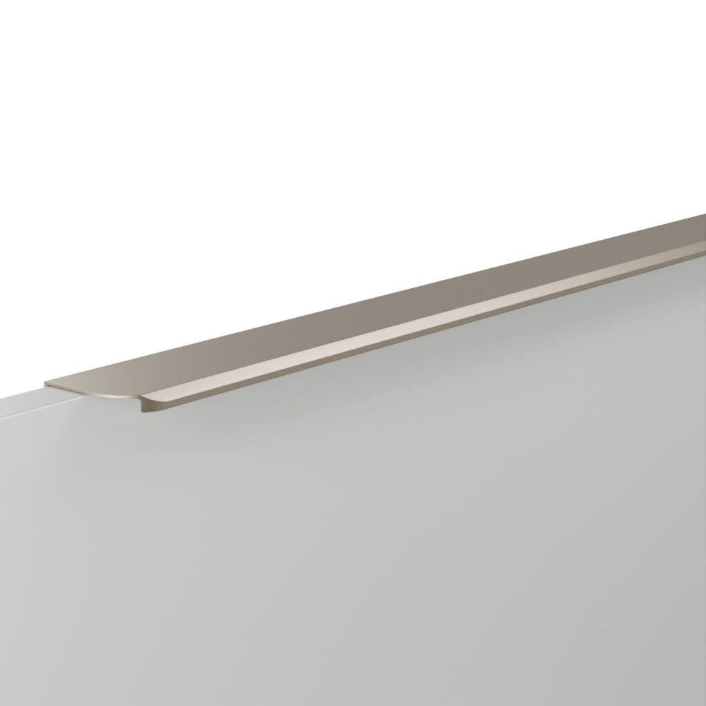 Poignée pour meubles en zamac Entraxe 160mm finition nickel galvanisé - Gris / argent, Zamak