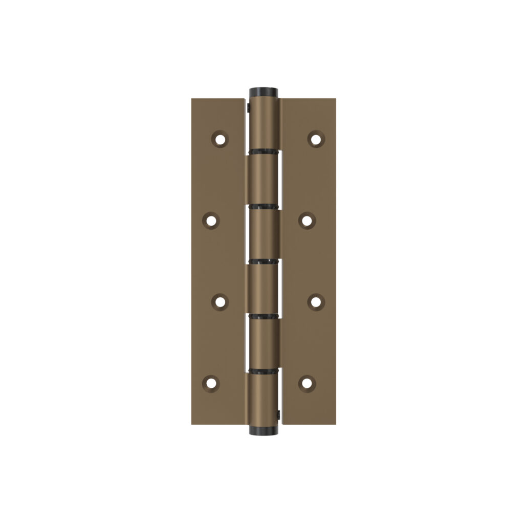 Charnière simple action à ressort, 180X40 mm, en aluminium anodisée bronze, pour porte de 40 mm - Orange / cuivré