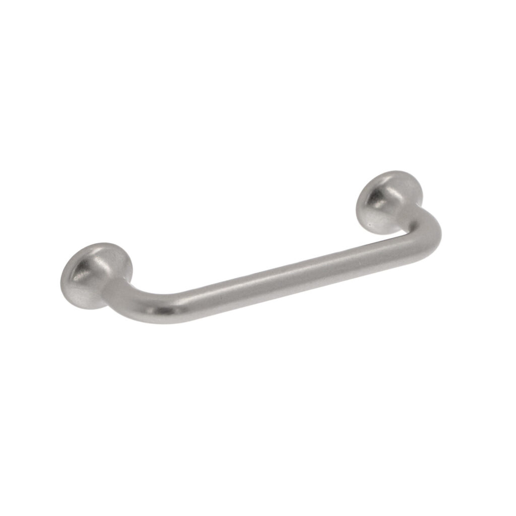 Poignée pour meubles en zamac Entraxe 96mm Nickel millésimé - Gris / argent, Zamak
