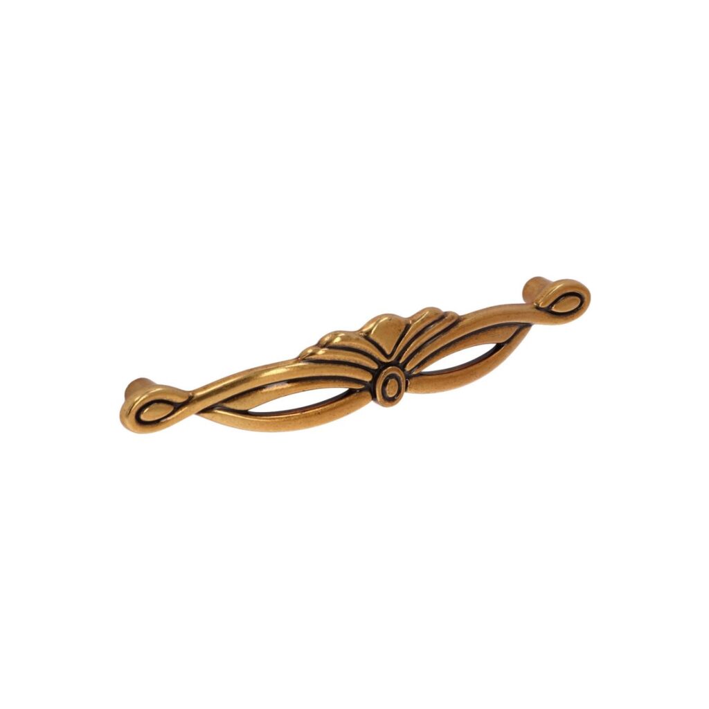 Poignée pour meubles en zamac Entraxe 128mm orvale - Orange / cuivré, Zamak