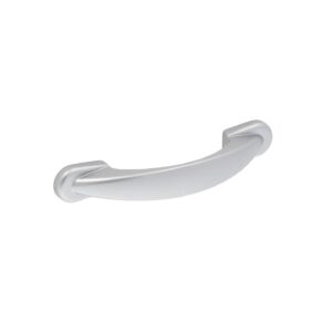 Poignée pour meubles en zamac Entraxe 64mm Aluminium mat verni - Gris / argent, Zamak