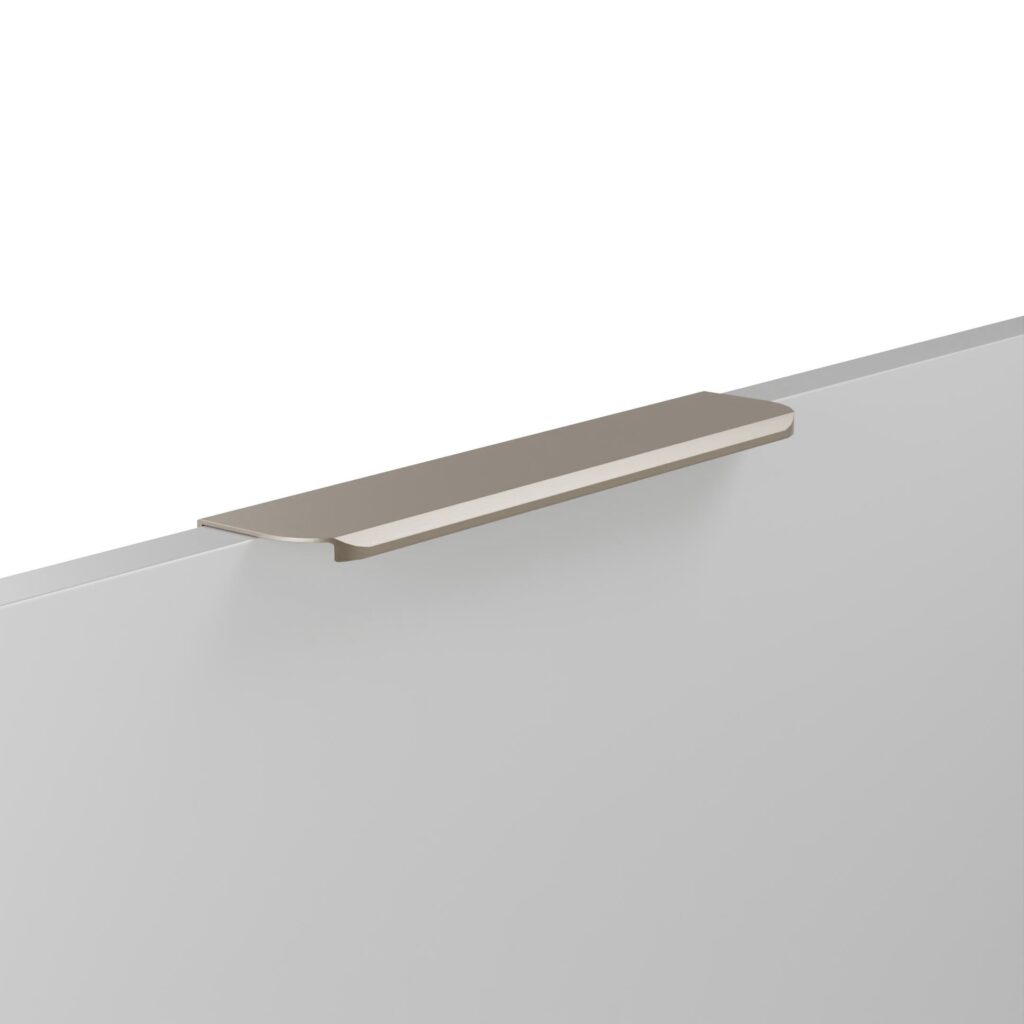 Poignée pour meubles en zamac Entraxe 160mm finition nickel galvanisé - Gris / argent, Zamak