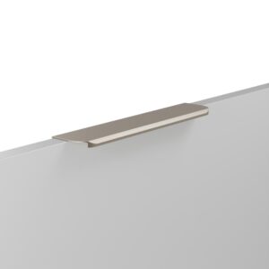 Poignée pour meubles en zamac Entraxe 160mm finition nickel galvanisé – Gris / argent, Zamak
