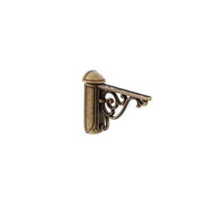 Supports étagères en zamac 125 x 78 Florence antique - Marron, Zamak