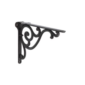 Supports étagères en zamac 250 x 175 Fer noir vintage - Zamak
