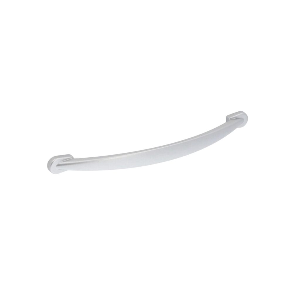 Poignée pour meubles en zamac Entraxe 160mm Aluminium mat verni Lot de 6 - Gris / argent, Zamak