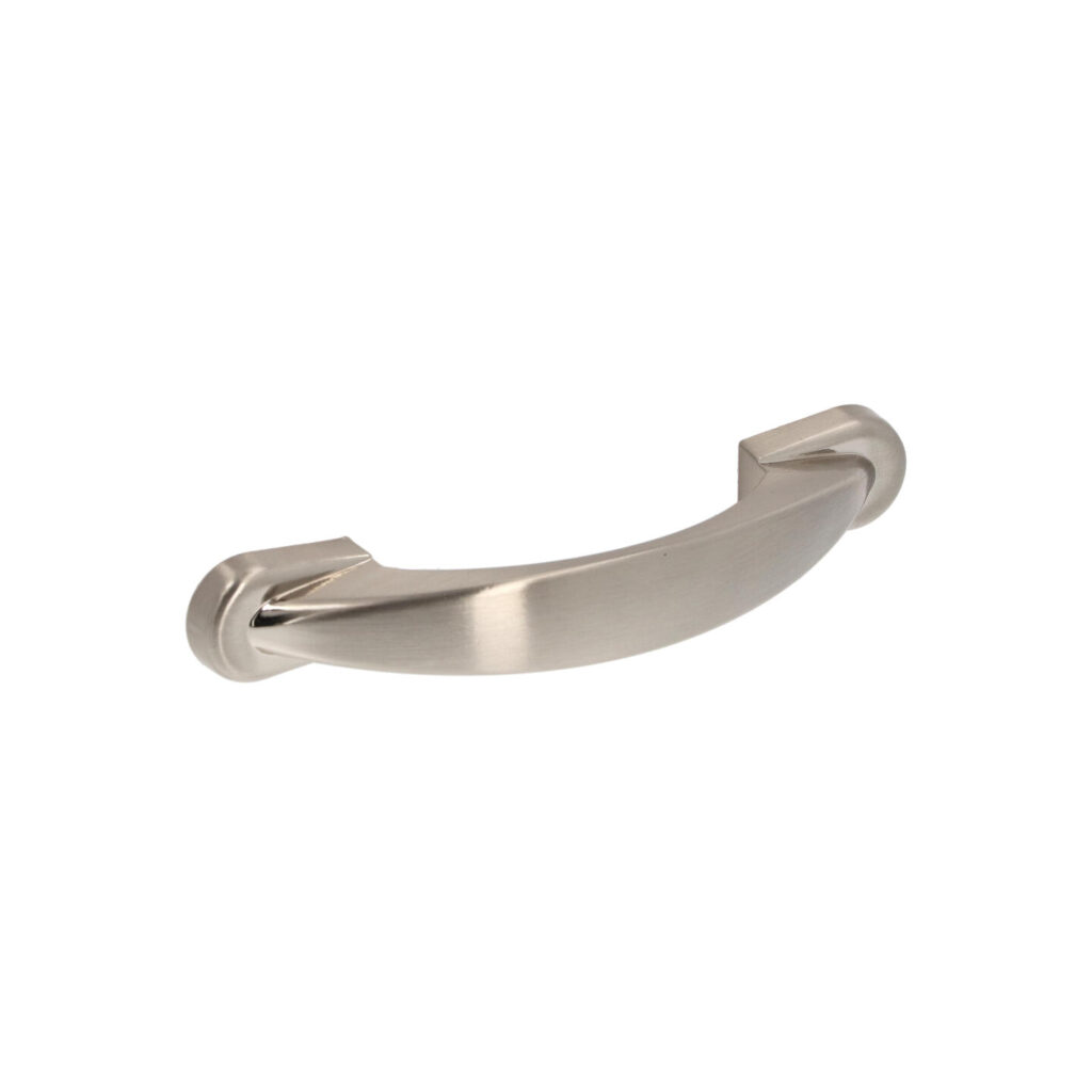 Poignée pour meubles en zamac Entraxe 64mm Nichel satiné Lot de 25 - Gris / argent, Zamak