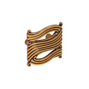 Bouton pour meubles en zamac Entraxe 32mm orvale – Orange / cuivré, Zamak