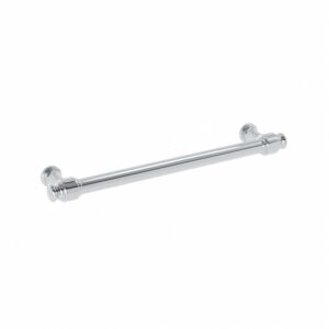 Poignée pour meubles en zamac Entraxe 160mm Polish chrome – Gris / argent, Zamak