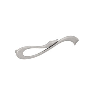 Poignée pour meubles en zamac Entraxe 160mm Vieil argent brillant - Gris / argent, Zamak