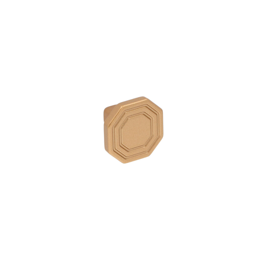 Bouton pour meubles en zamac Diamètre 30mm x 23 Or Milan Lot de 6 - Jaune / doré, Zamak