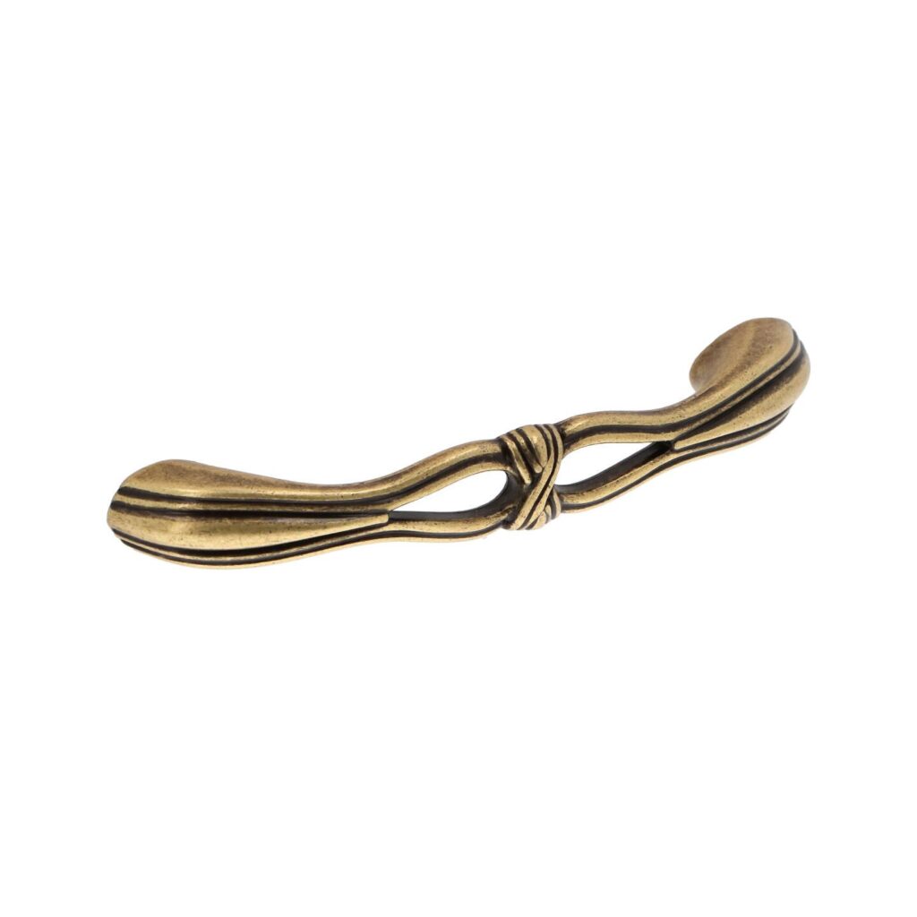 Poignée pour meubles en zamac Entraxe 96mm Florence antique Lot de 6 - Marron, Zamak