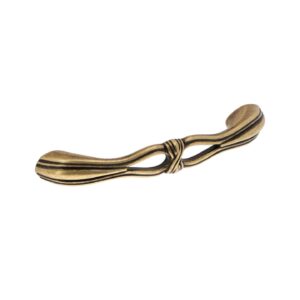 Poignée pour meubles en zamac Entraxe 96mm Florence antique Lot de 6 – Marron, Zamak