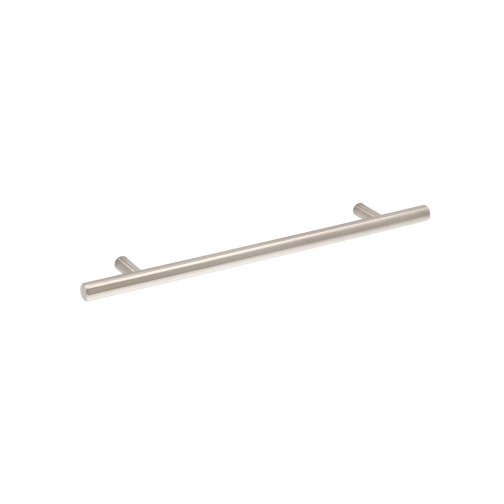 Poignée pour meubles en Acier inox Entraxe 192mm finition inox satiné Lot de 6 - Gris / argent, Acier inoxydable