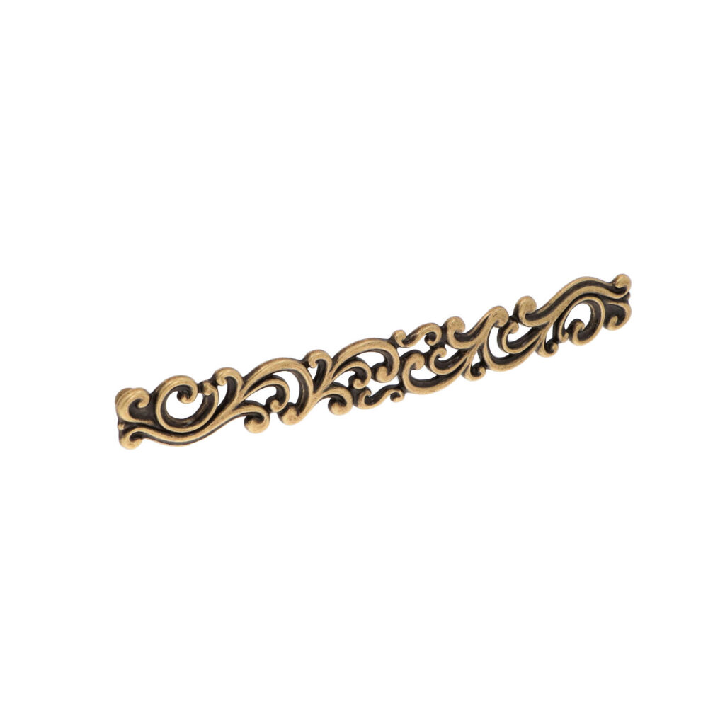 Poignée pour meubles en zamac Entraxe 192mm Florence antique - Marron, Zamak
