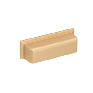 Poignée pour meubles en zamac Entraxe 64mm Alucover laiton – Jaune / doré, Zamak