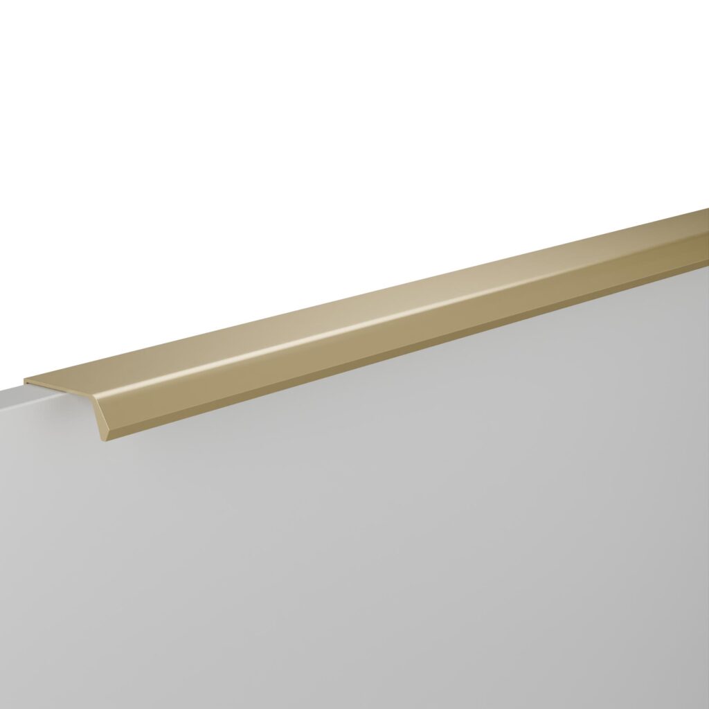 Poignée pour meubles en zamac Entraxe 160mm finition Laiton Galver - Jaune / doré, Zamak