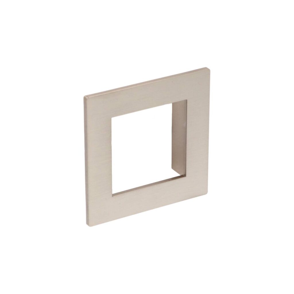 Poignée pour meubles en zamac Entraxe 64mm Nichel satiné - Gris / argent, Zamak