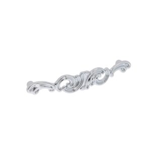 Poignée pour meubles en zamac Entraxe 128mm chrome poli - Gris / argent, Zamak